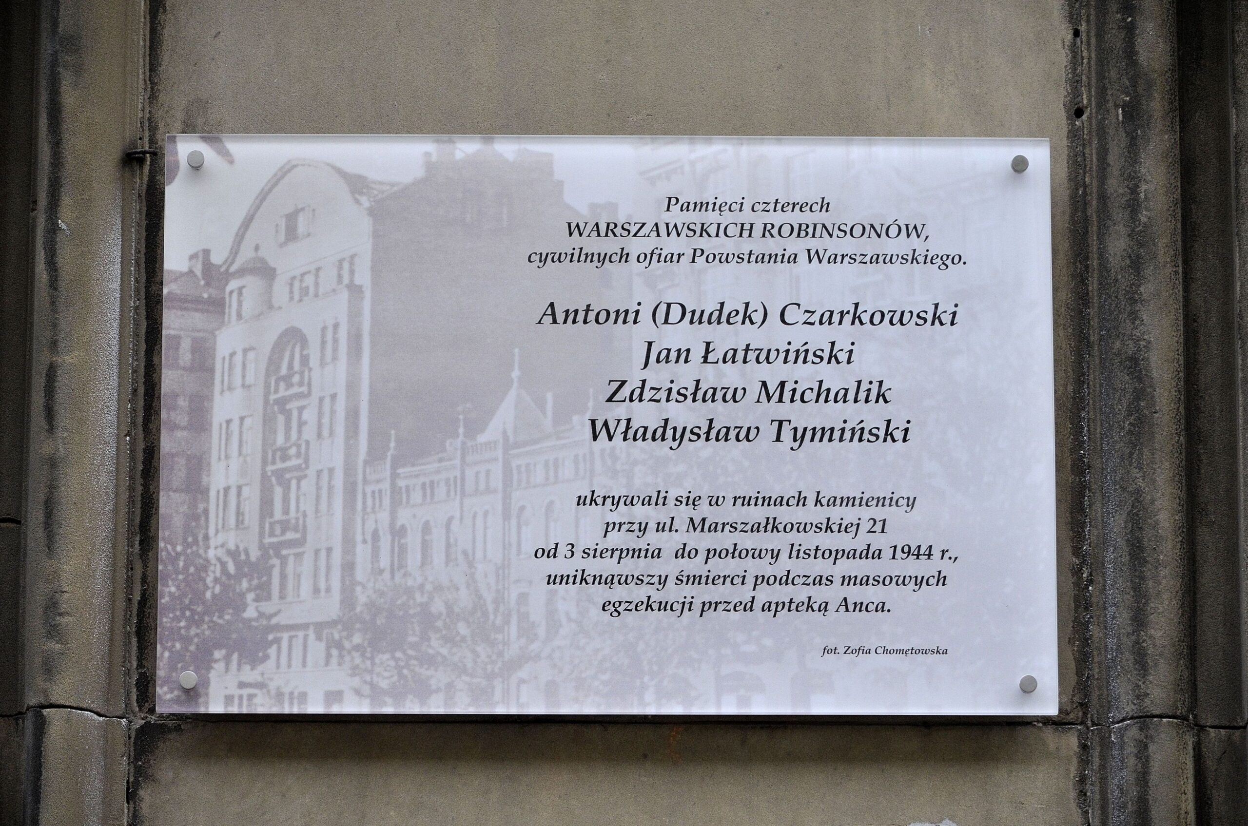 Tablica — zbliżenie