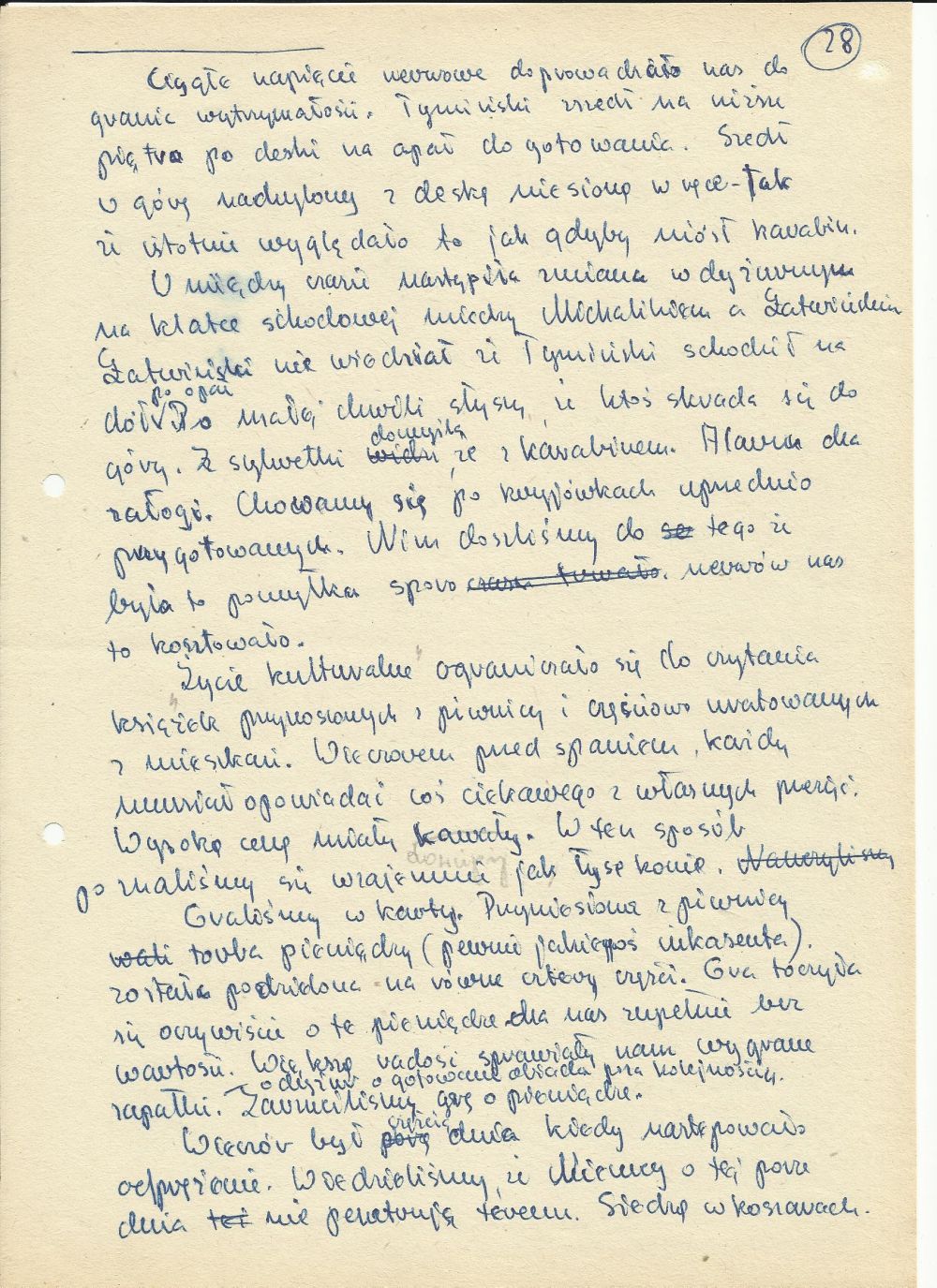 Rękopis wspomnień, strona 28